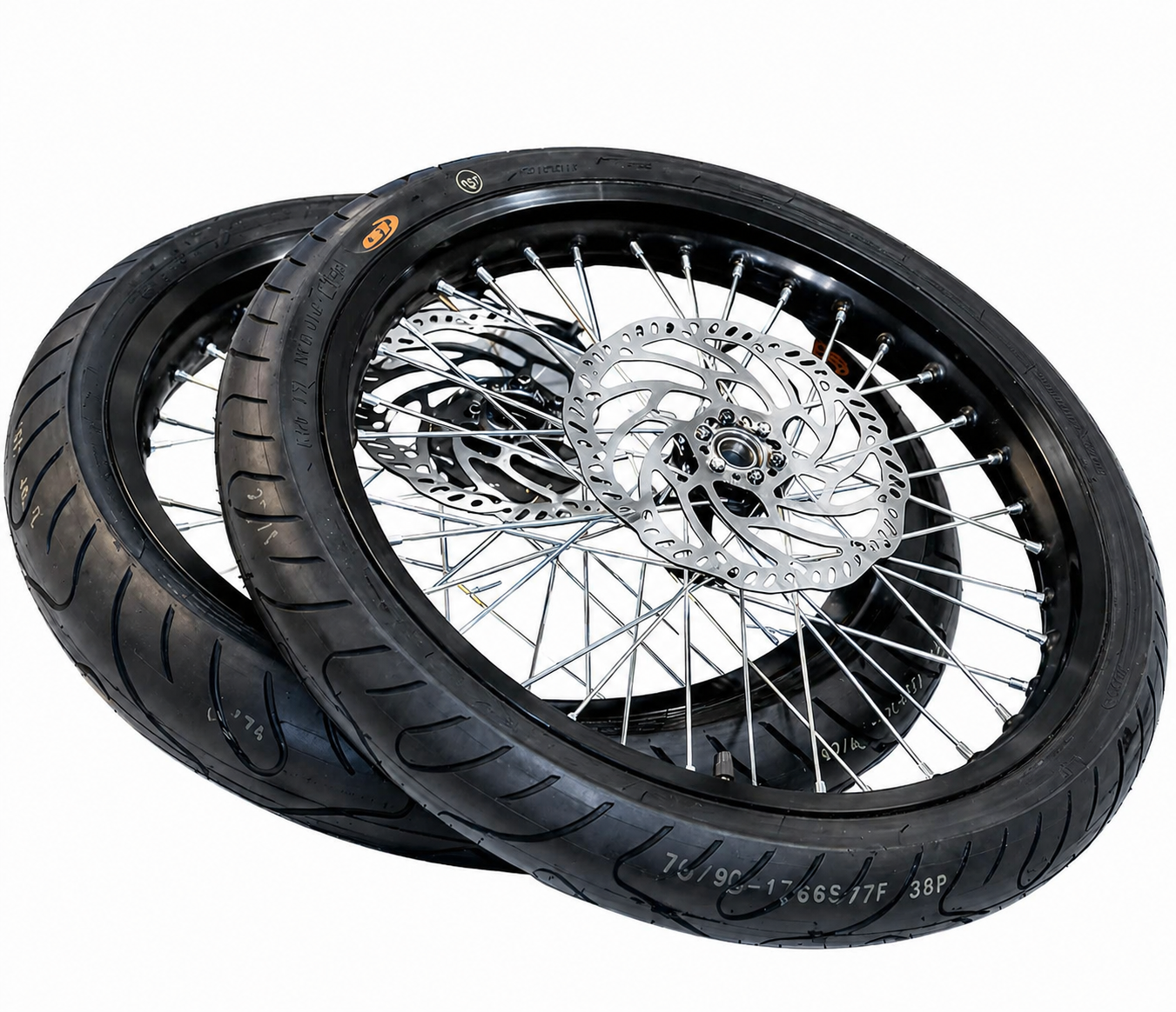 17” CST Light Bee Supermoto Wheel Set